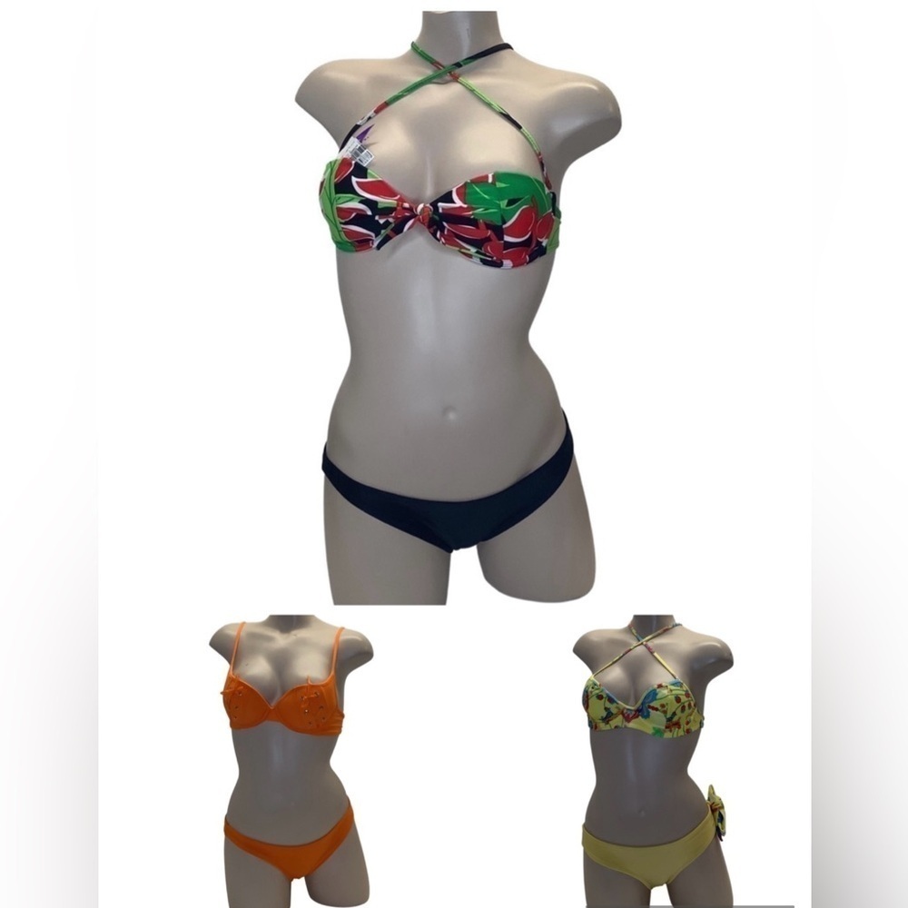 Recco Size Large Brazilian Bikini Bundle of 3. New With Tags